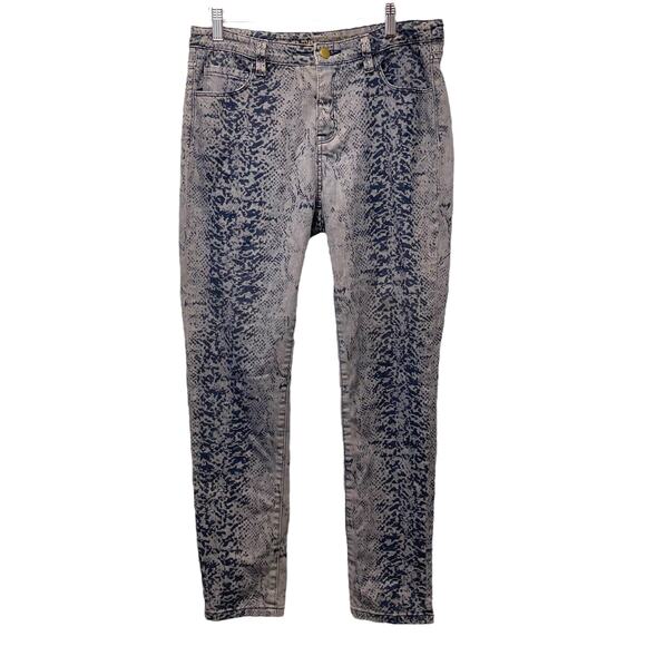 Soft Surrounding Serpentine Jeans Size 6 Snake Print - Picture 1 of 9
